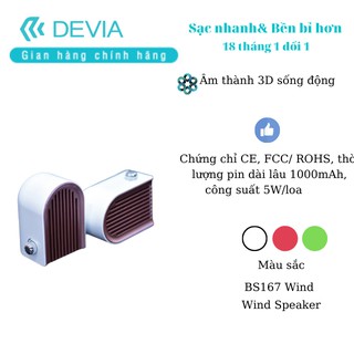 Loa không dây Devia Wind 2 dàn loa Woofer cực chất- hàng chính hãng