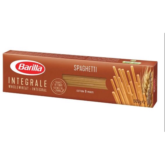 Mì Ý Nguyên Cám Barilla Hộp 500g-Mì Nui Lúa Mạch Đen Các Kiểu Ống Tre -Giảm Cân Ăn Kiêng Chay Nhập Khẩu Italia