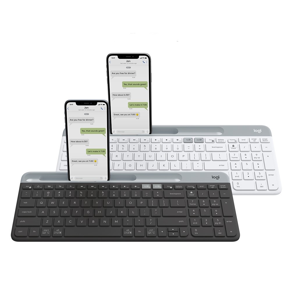 Bàn phím không dây bluetooth Logitech K580 Slim Multi device - Kết nối đa thiết bị | WebRaoVat - webraovat.net.vn