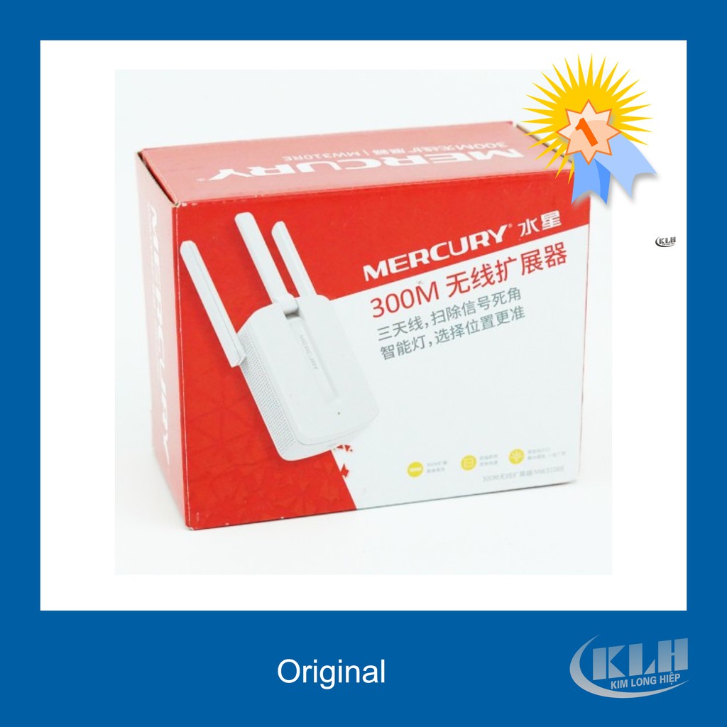 Kích sóng wifi - Thiết bị mở rộng wifi Chính hãng Mercury 3 râu