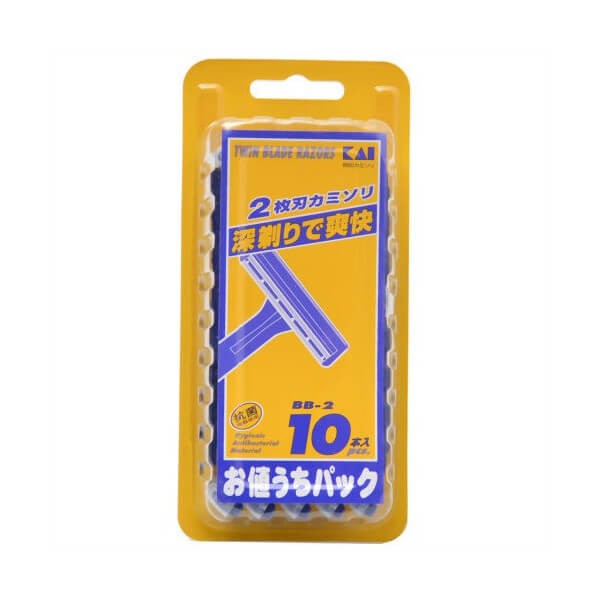 Set 10 dao cạo râu KAI Nhật Bản