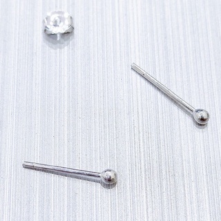 Khuyên tai bạc khuyên chấm bi bạc ta size siêu nhỏ( khuyên giữ lỗ)