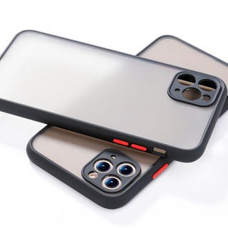 ốp lưng nhám mờ viền màu đen iphone 13 pro 13 pro max 13 12 pro max /12/12 pro/11 pro max ốp màu đen