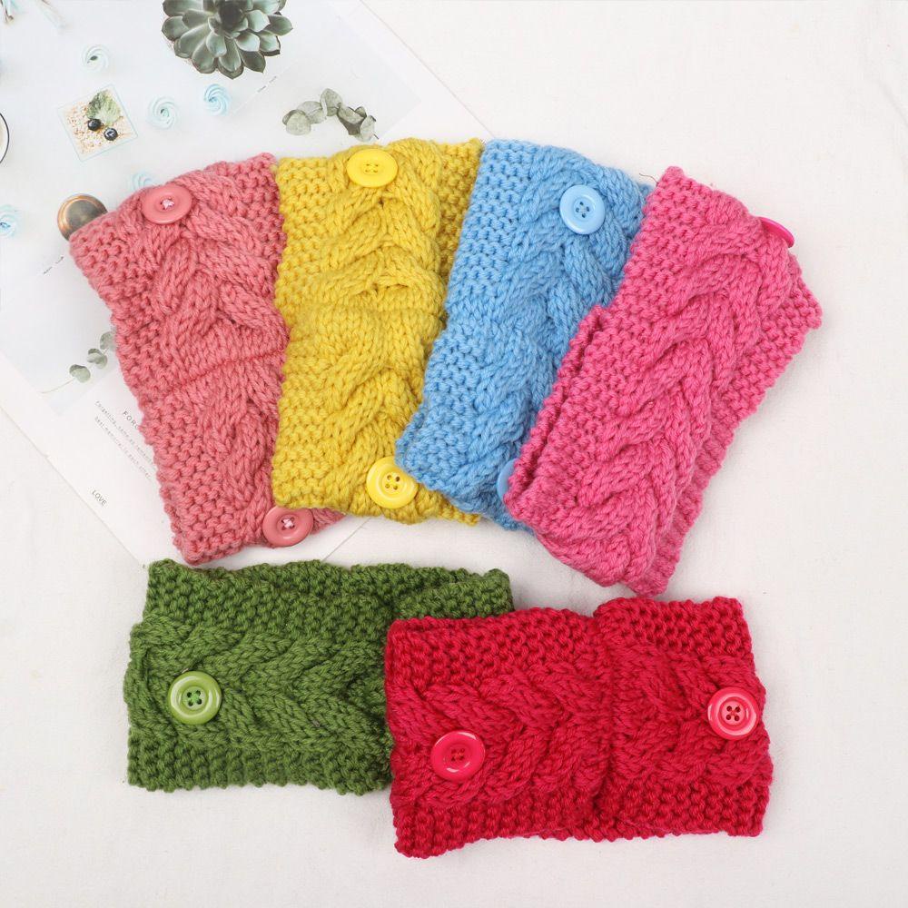 Băng Đô Đan Len Màu Sắc Ngọt Ngào Thời Trang Mùa Đông Cho Nữ