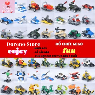 Đồ chơi lego lắp ráp , LEGO cho bé nhựa ABS Doreno store từ 3 đến 8 tuổi