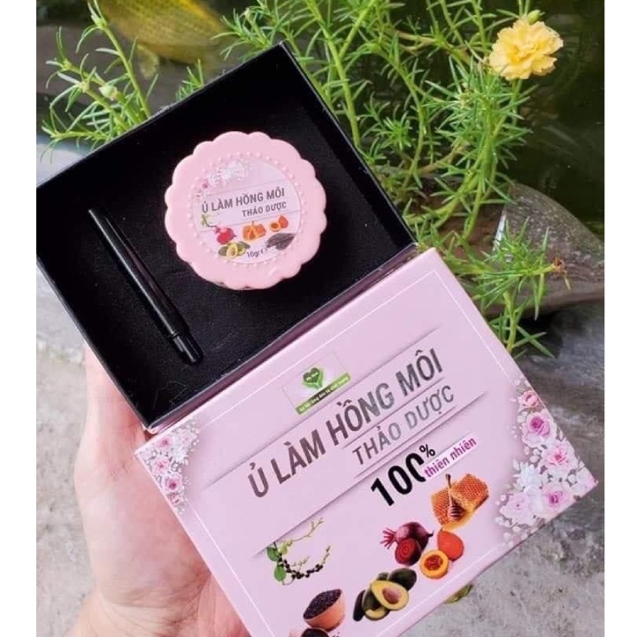 Son Ủ Làm Hồng Môi Từ Thảo Dược Thiên Nhiên Mẹ Ken, Rất Phù Hợp Cho Môi Phun Xăm, Môi Thâm, Môi Khô nứt nẻ