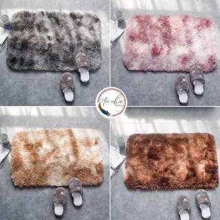 Thảm chùi chân 💖40x60💖 thảm lau chân lông loang, thảm chùi chân chống trượt An Như