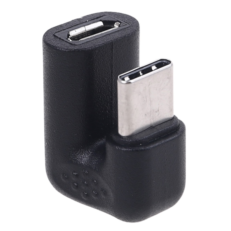 Đầu Chuyển Đổi Usb Type C 180 Độ Sang Micro Usb Cho Điện Thoại / Máy Tính Bảng