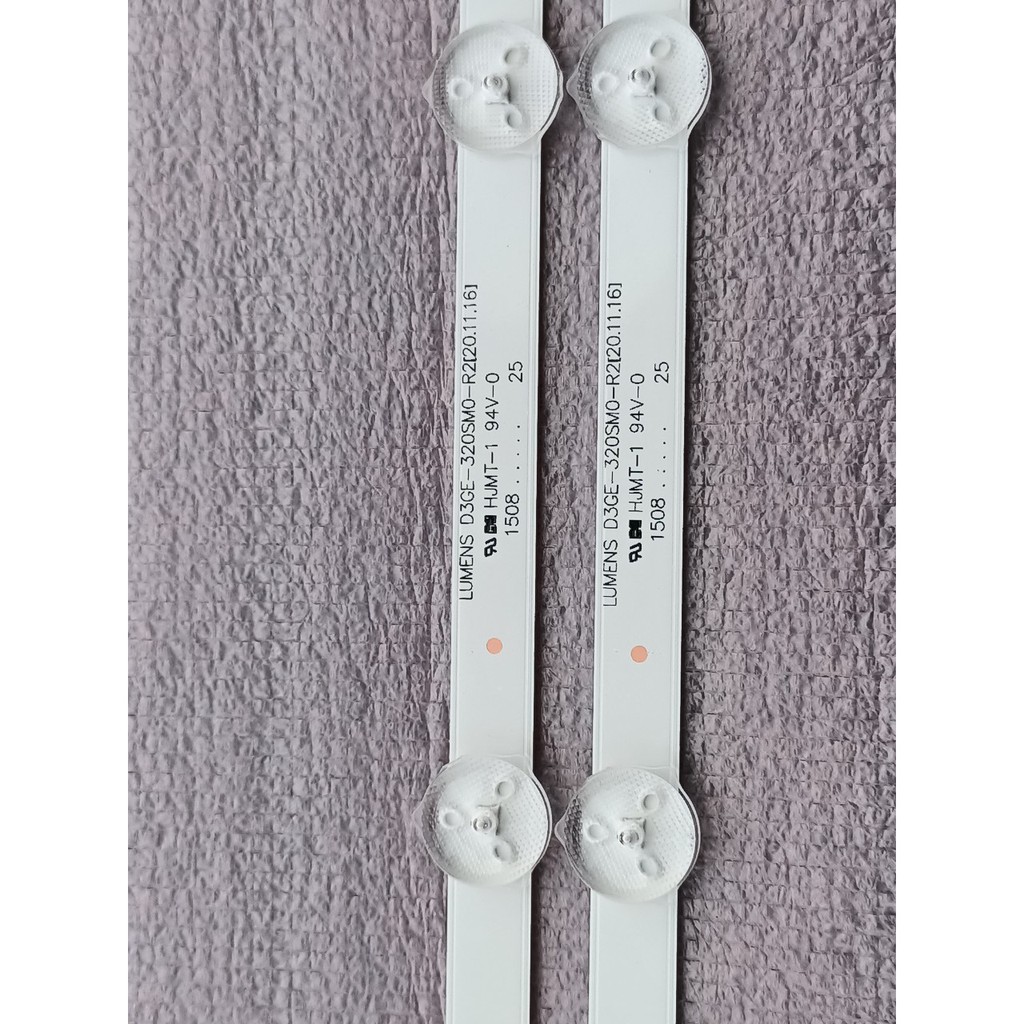 BỘ LED TIVI SAMSUNG 32EH4003 32EH5300 MỚI 100% HÀNG ZIN HÃNG, BỘ 2 THANH MỖI THANH 9 BÓNG 3V- D3GE-320SMO-R2120.11.161