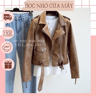 (HÀNG ORDER) Áo da vân rắn hàng qccc phong cách trẻ trung GNCM
