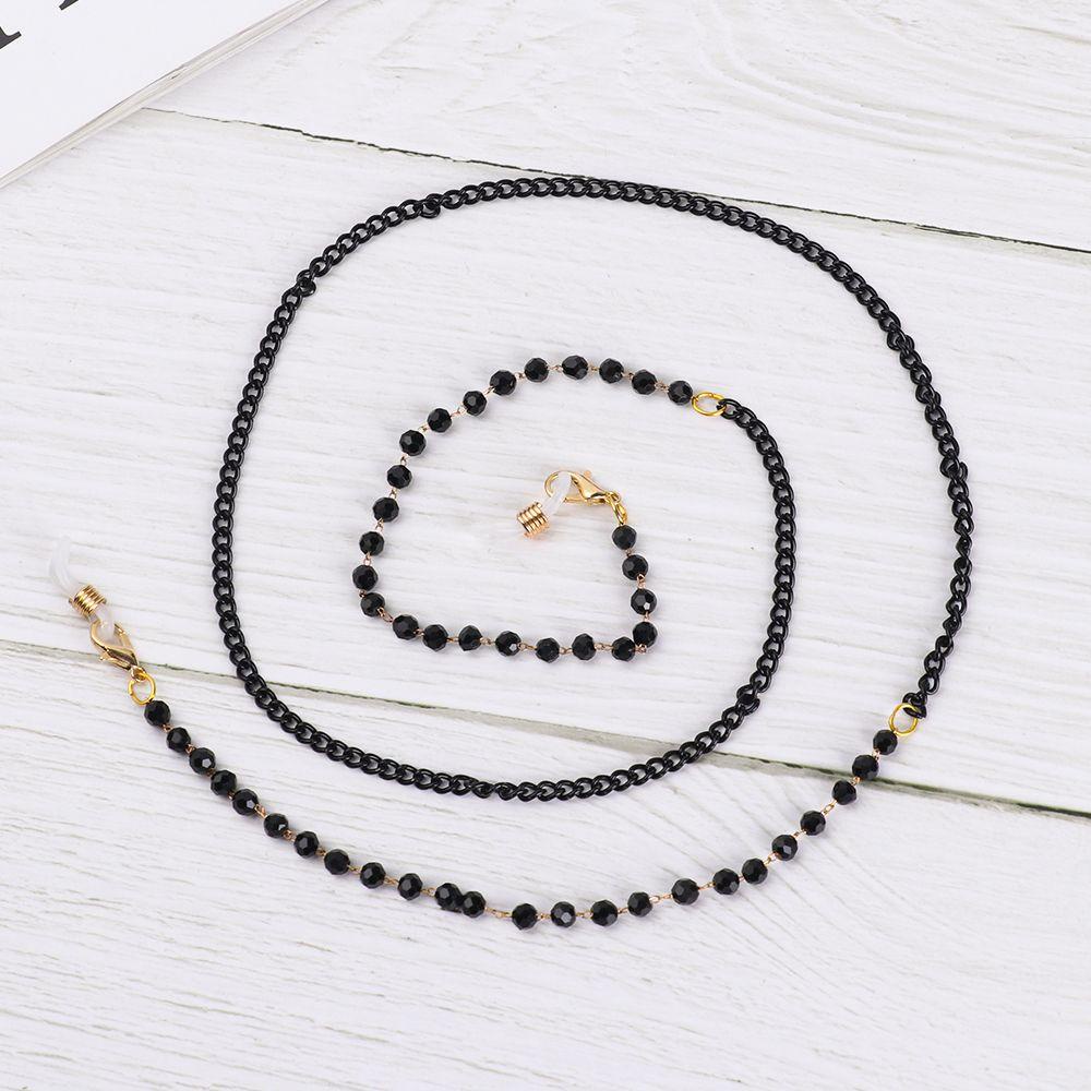 Vòng cổ Mặt Acrylic Hình Mắt Kính|Dây Đeo Kính Mát Bằng Kim Loại Giá Đỡ