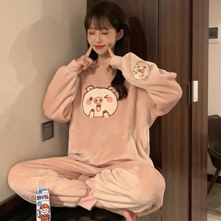 Order_ bộ ngủ lợn hồng dễ thương n114