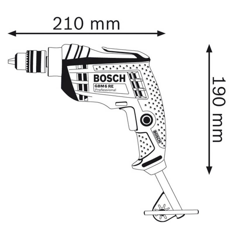 [FREESHIP] MÁY KHOAN BOSCH - Chuyên khoan sắt, bê tông GBM 6 RE