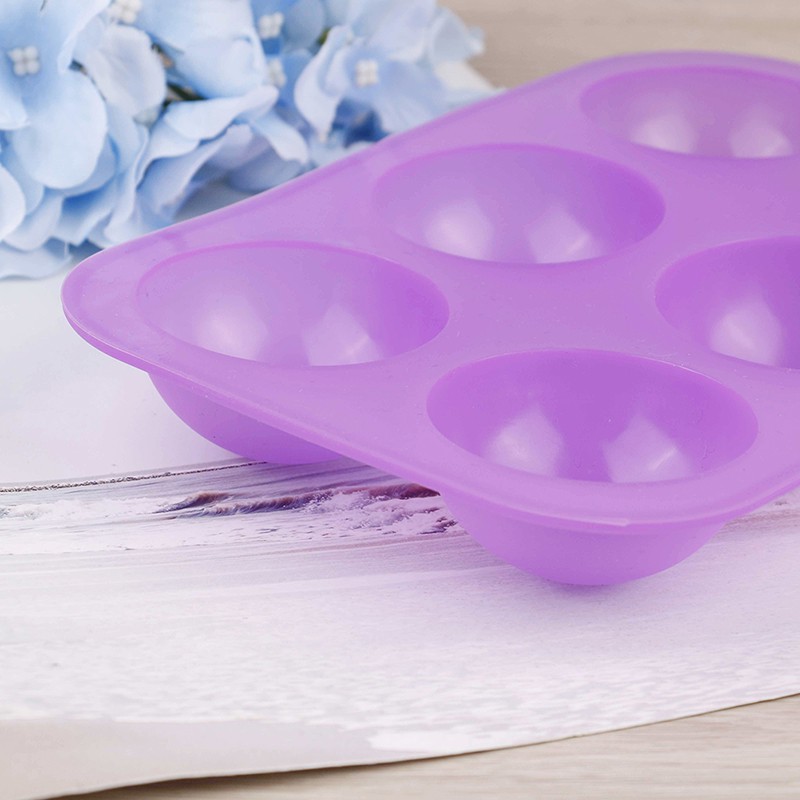 Khuôn Silicon Làm Bánh / Sô Cô La 6 Lỗ Tiện Dụng