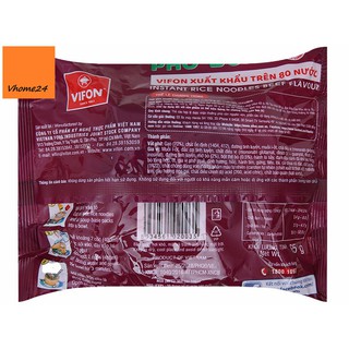 Phở bò ăn liền Vifon gói 65g