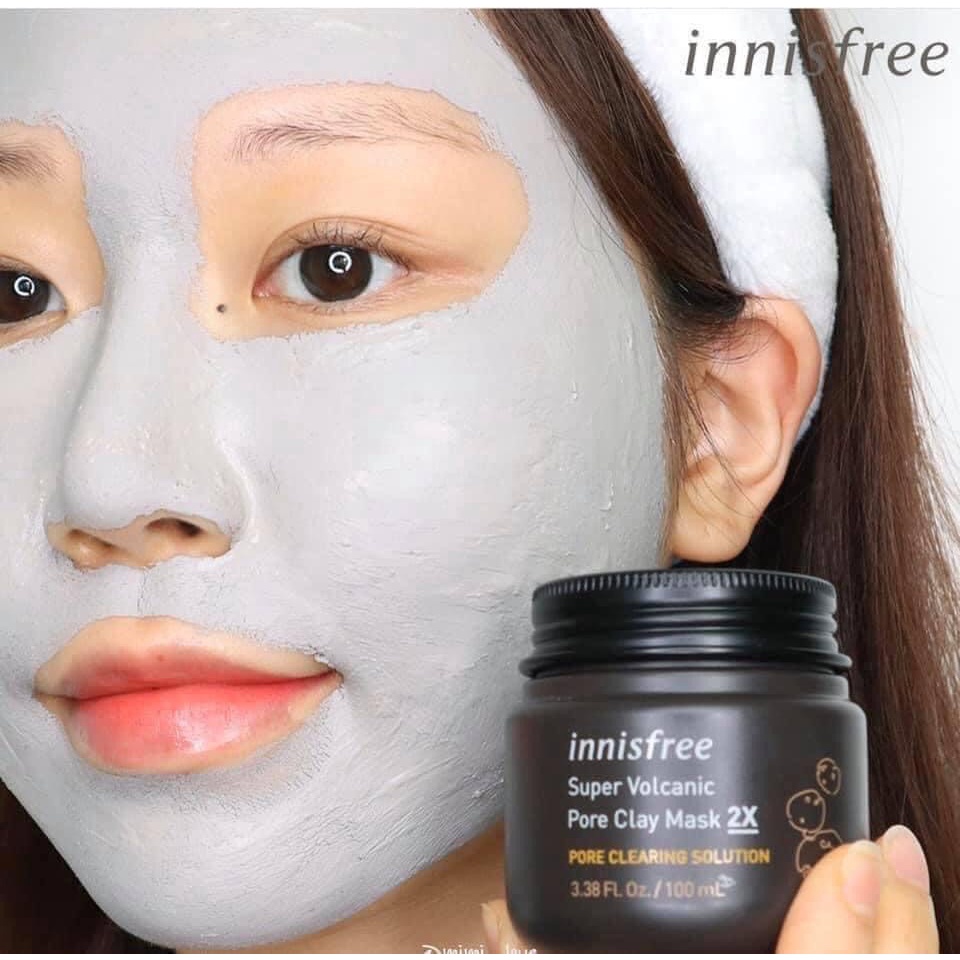 Mặt Nạ Đất Sét INNISFREE Super Volcanic Pore Clay Mask 2X,Mặt Nạ dưỡng da