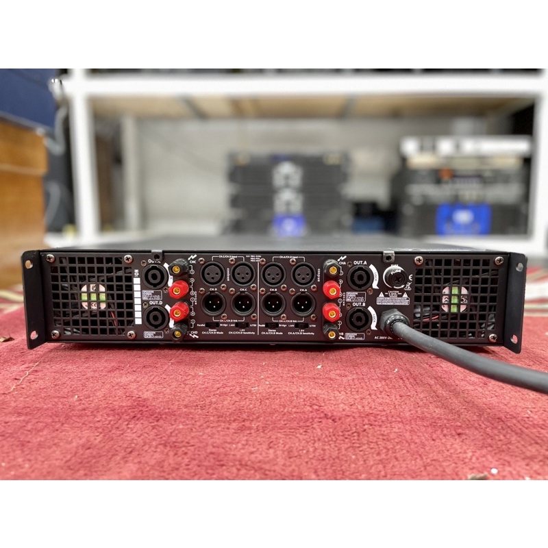 Đẩy công suất 4 kênh BW K80 plus nguồn khủng 1000w/kênh có chống chập dây loa