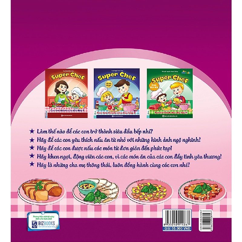 Sách Bizbooks - Super Chef - Con Trở Thành Siêu Đầu Bếp Tập 3 - Món Ăn Từ Thịt Lợn