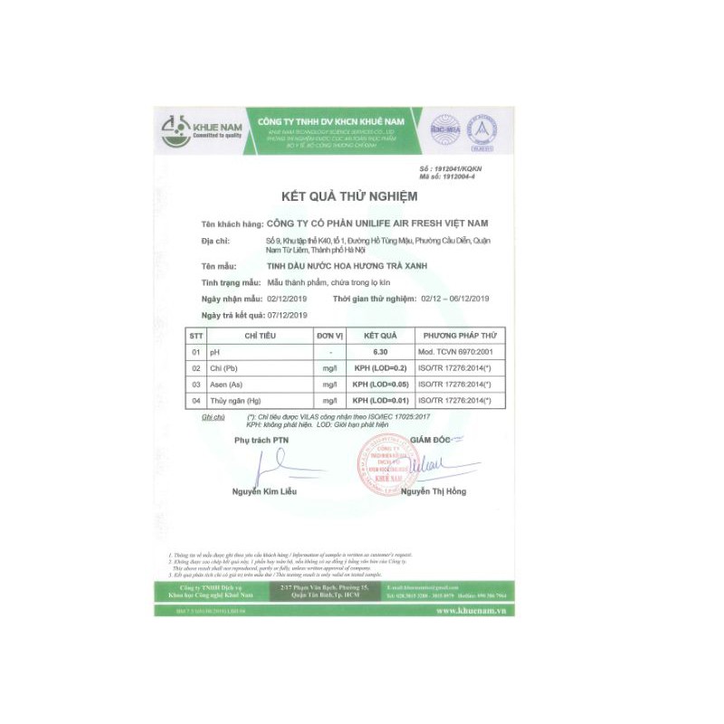 Bộ tinh dầu nước hoa hương Trà Xanh - Unilife | BigBuy360 - bigbuy360.vn