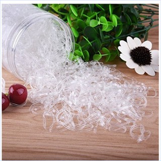 Dây thun trong suốt buộc tóc xinh xắn 500 cộng