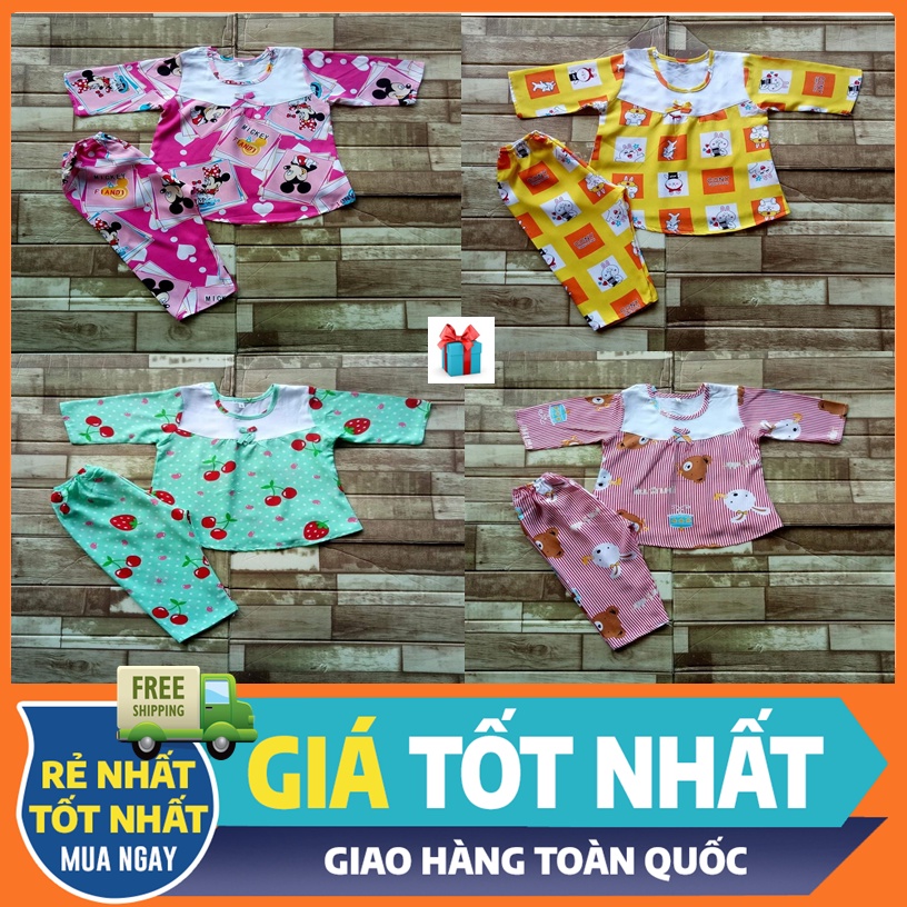 [SIZE 11-40 KG] Đồ bộ mặc nhà dài tay bé gái - Bộ tole,lanh dài tay cho bé gái mát, mịn vải loại 1