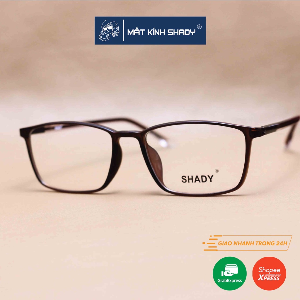 Gọng Kính Cận Nhựa Dẻo TR90 Shady Unisex G1997 (Nhiều Màu)