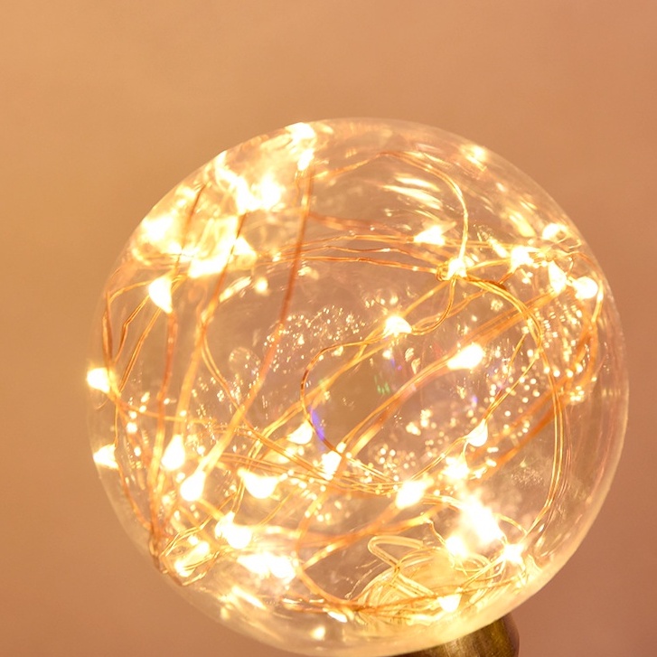 Đèn ngủ LED hình tròn ngàn sao 3D kiểu dáng dễ thương, đèn trang trí phòng ngủ