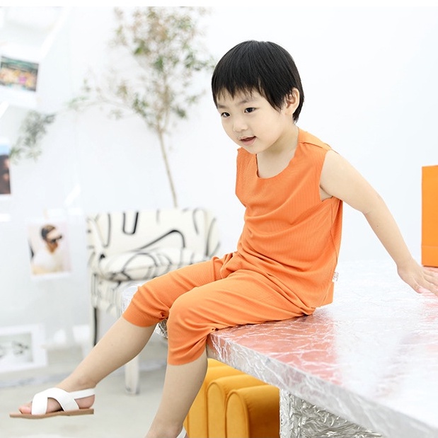 [MINKYMOM 2022] BỘ ĐỒ SÁT NÁCH QUẦN DÀI THUN TĂM LẠNH MINKY MOM QUẢNG CHÂU CHO BÉ