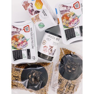 [COMBO SIÊU CẤP NƯỚC] Pate Tươi Chó Mèo Mập Cho Vui 3Kg Tuỳ Chọn Thêm 1 Hạt Khô Tặng 1 Lon Pate King's Pet Cho Chó Mèo