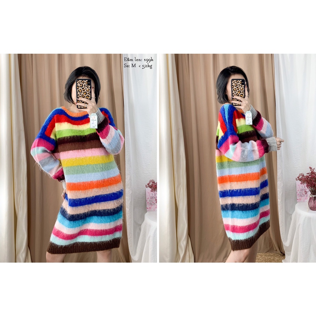 Đầm len thu - đông 2 hand