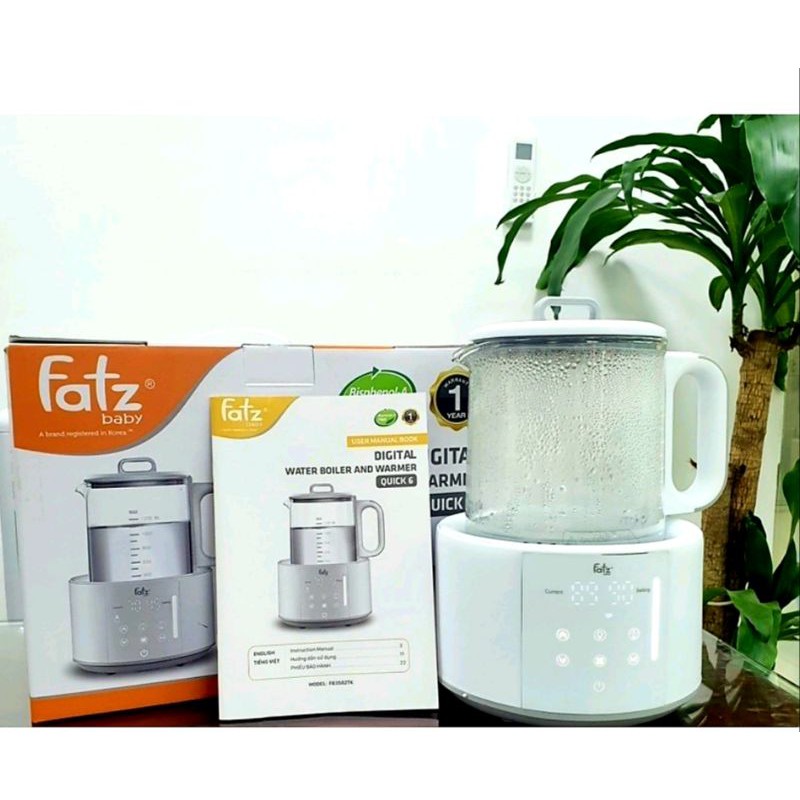 MÁY ĐUN VÀ HÂM NƯỚC PHA SỮA ĐIỆN TỬ FATZ BABY - QUICK 6 - FB3582TK