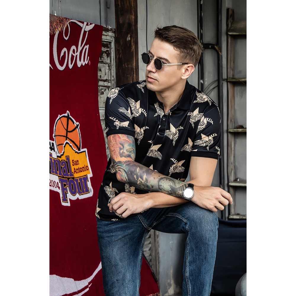 Áo Thun Polo Thổ Cẩm Just Men SS22.1