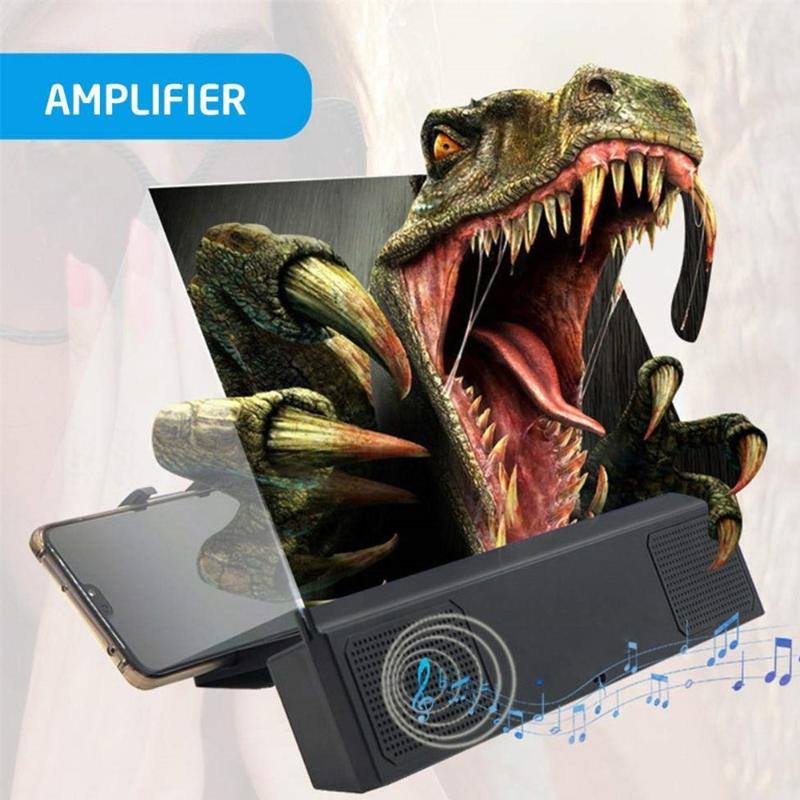 Giá đỡ phóng đại màn hình điện thoại 12 inch 3D HD kèm loa
