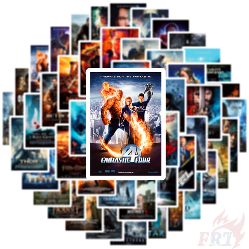 ❉ Mixed Classical Poster Cover Series 02 Movies Film Mini Poster Stickers ❉ 50Pcs/Set DIY Fashion Luggage Laptop Skateboard Doodle Decals Stickers
