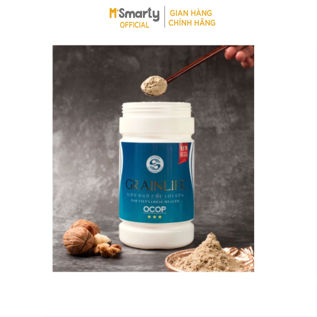 [M'SMARTY] - Ngũ Cốc Lợi Sữa Cao Cấp Grainlife Long Liên - Giúp Sữa Về Nhiều - Bé Tăng Cân Đều Đặn