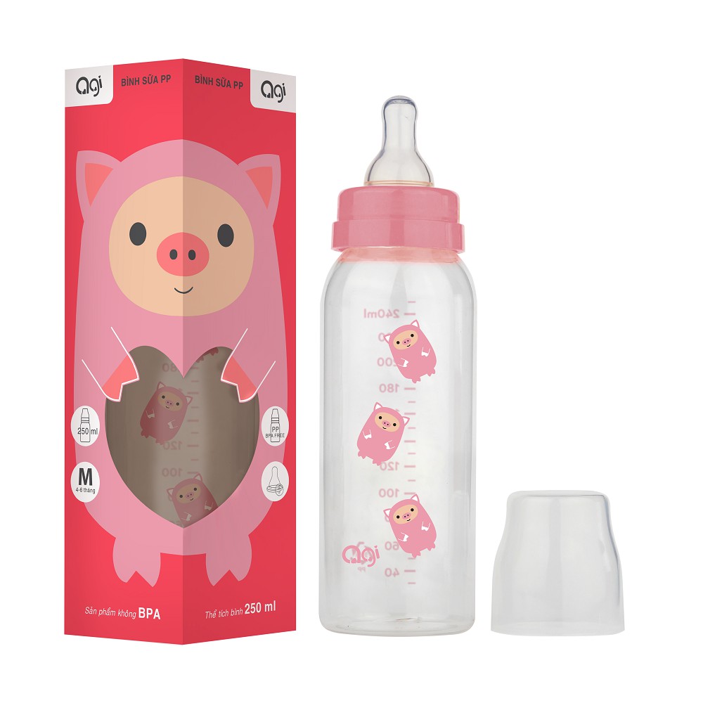 Bình sữa PP Agi 60ml/140ml/250ml