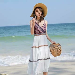 Váy Bohemian thổ cẩm hot