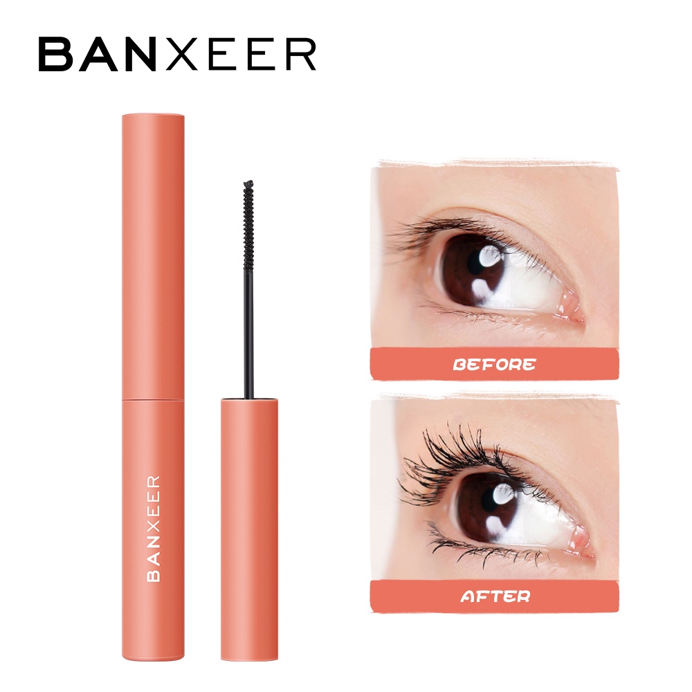 Mascara BANXEER chống thấm nước làm cong mi trang điểm tự nhiên chống nhòe 21g | WebRaoVat - webraovat.net.vn