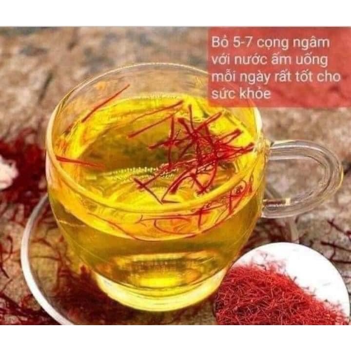 Nhụy Hoa Nghệ Tây Saffron Bahraman Chính Hãng Hộp 1Gram - Saffron Bahraman GEM Super Negin