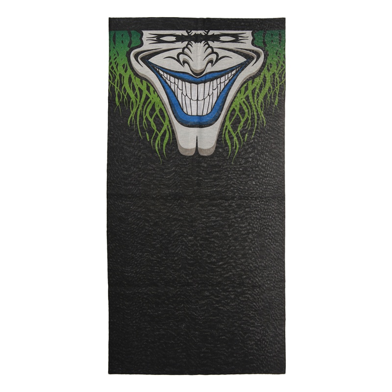 Khăn Trùm Đầu Che Mặt Và Cổ Thần Kỳ Hình Chú Hề Phong Cách Halloween