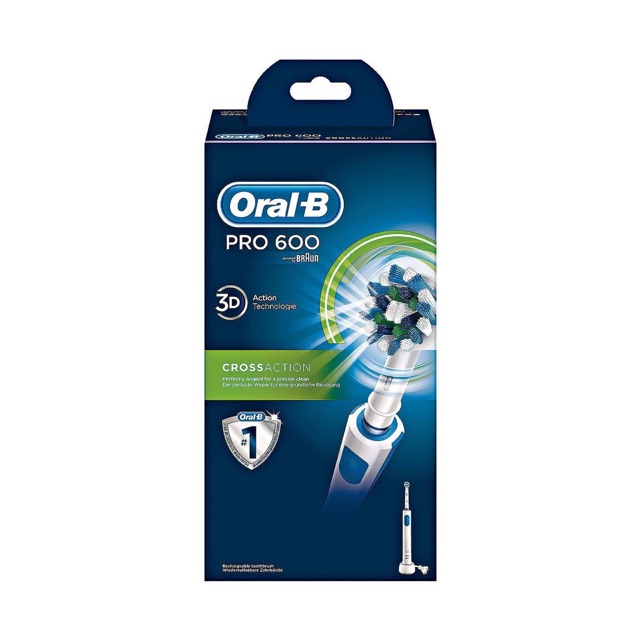 Bàn chải điện Oral B Pro 600 Cross Action