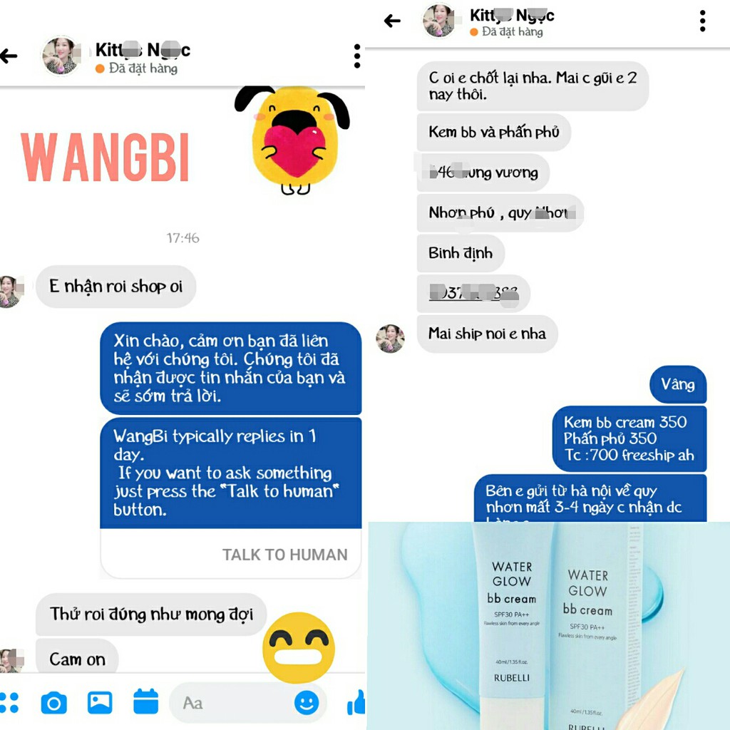 Kem Nền Chống Nắng Rubelli BB Cream Trang Điểm Che Phủ Da Trắng Mịn Màng Căng Bóng | BigBuy360 - bigbuy360.vn