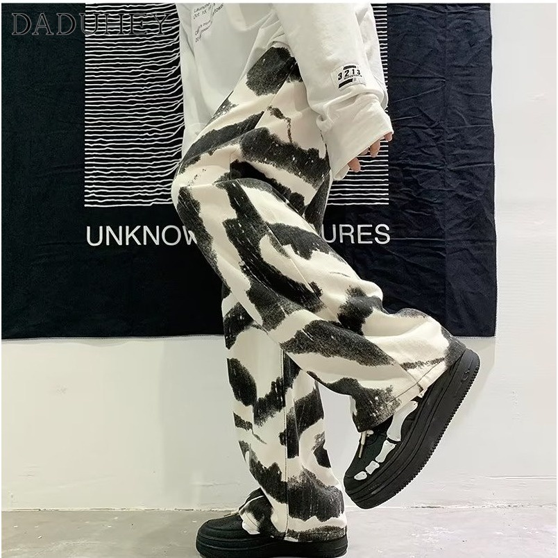 Quần Dài Họa Tiết Rằn Ri Thời Trang Mùa Đông Thoải Mái Cho Nam G10B102059Áo Thun In Chữ I I I I I