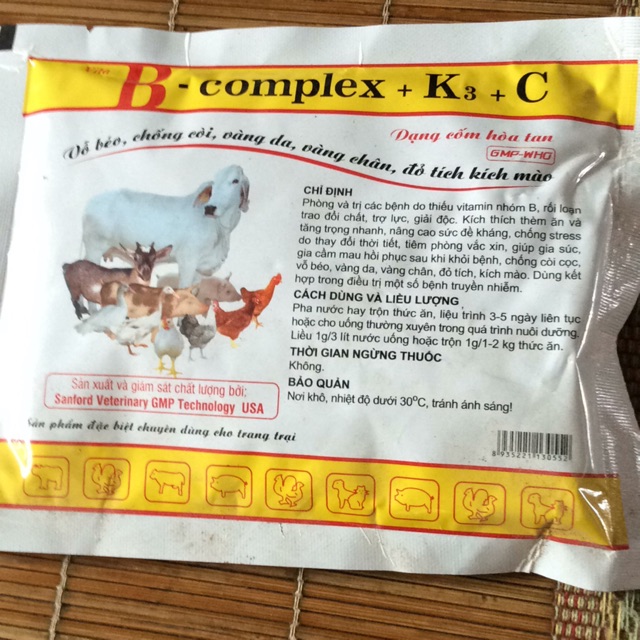 B complex +k3+c