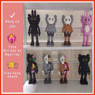 Bộ Mô Hình Lắp Ráp 3D Cho Bé Hình Kaws Cao 23cm