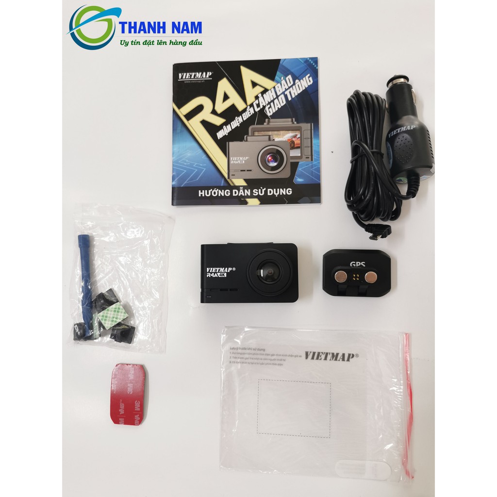 Camera hành trình Vietmap R4A ghi hình 4K, Nhận diện biển báo giao thông bằng công nghệ AI ( mới nhất 2021)