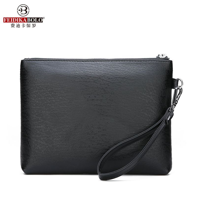 Ví da cầm tay mềm mại cỡ lớn thiết kế thời trang cho nam