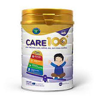 Sữa bột Nutricare Care 100+ 900g Cho trẻ nhẹ cân biếng ăn suy dinh dưỡng Date 2024