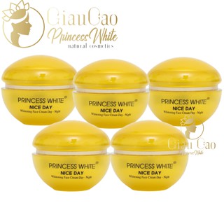 SET 5 HỘP KEM DƯƠNG TRẮNG DA MẶT NICE DAY PRINCESS WHITE(DATE MỚI)