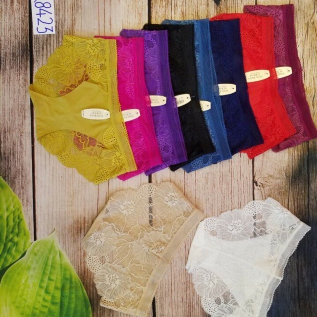 COMBO 10 quần lót su phối ren